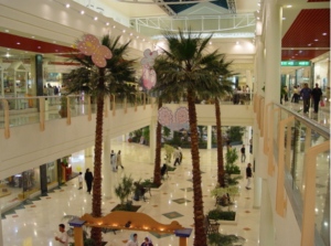 A large mall on Kish Island.